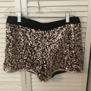 New DVF Diane von Furstenburg Sequin Shorts